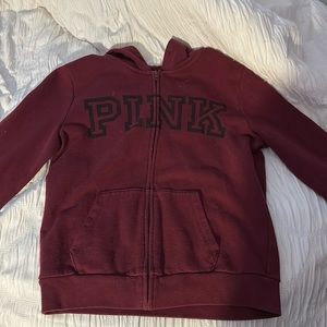 This is a marron PINK sweatshirt. In very good condition.